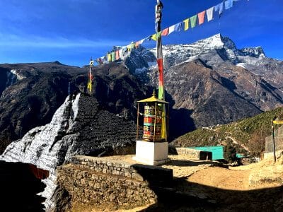 Buddhist Preyer Wheel Near Namche