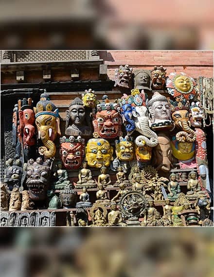 Statues-and-Mask-Souvenir-to-buy-in-Nepal