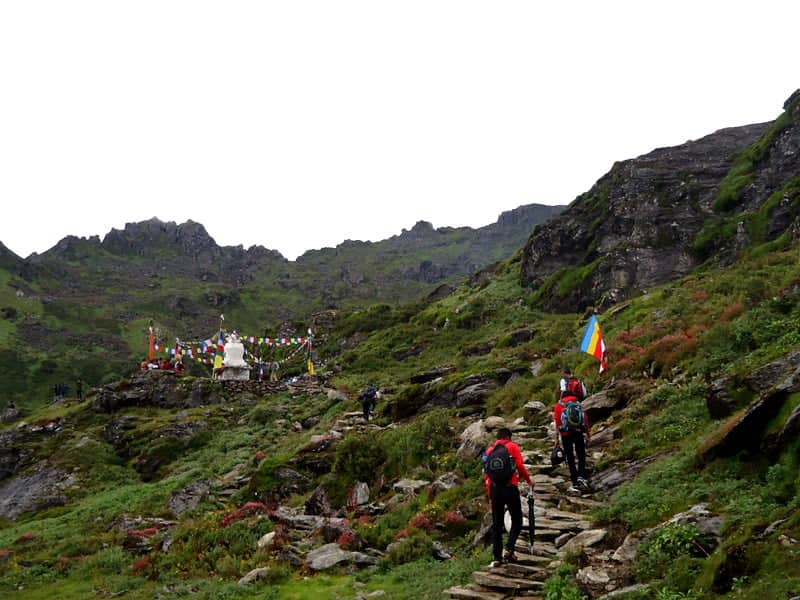 trekking to panch pokhari