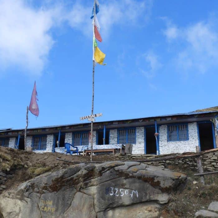 Tea House at Lower camp of Mardi Himal Trek